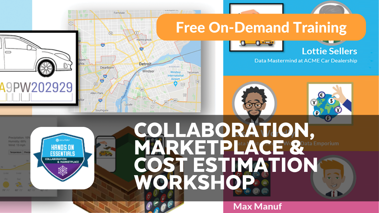 Collaboration, Marketplace & Cost Estimation Workshop (Badge 2)